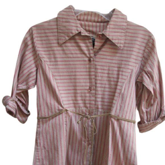 Le grenier des frimousses Striped Blouse Girl Sz 7 --- - Picture 1 of 1